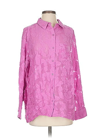 En Creme Long Sleeve Button-Down Shirt (view 1)