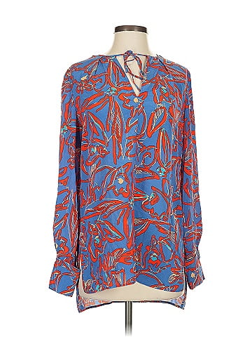 Diane von Furstenberg Long Sleeve Silk Top (view 1)