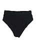 Zaful Solid Black Swimsuit Bottoms Size 6 - photo 2