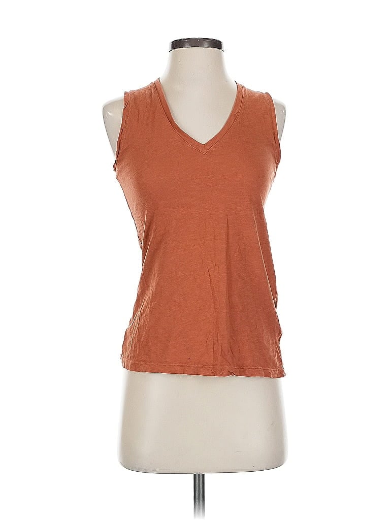 Pre-owned Madewell Sleeveless T-shirt In Orange