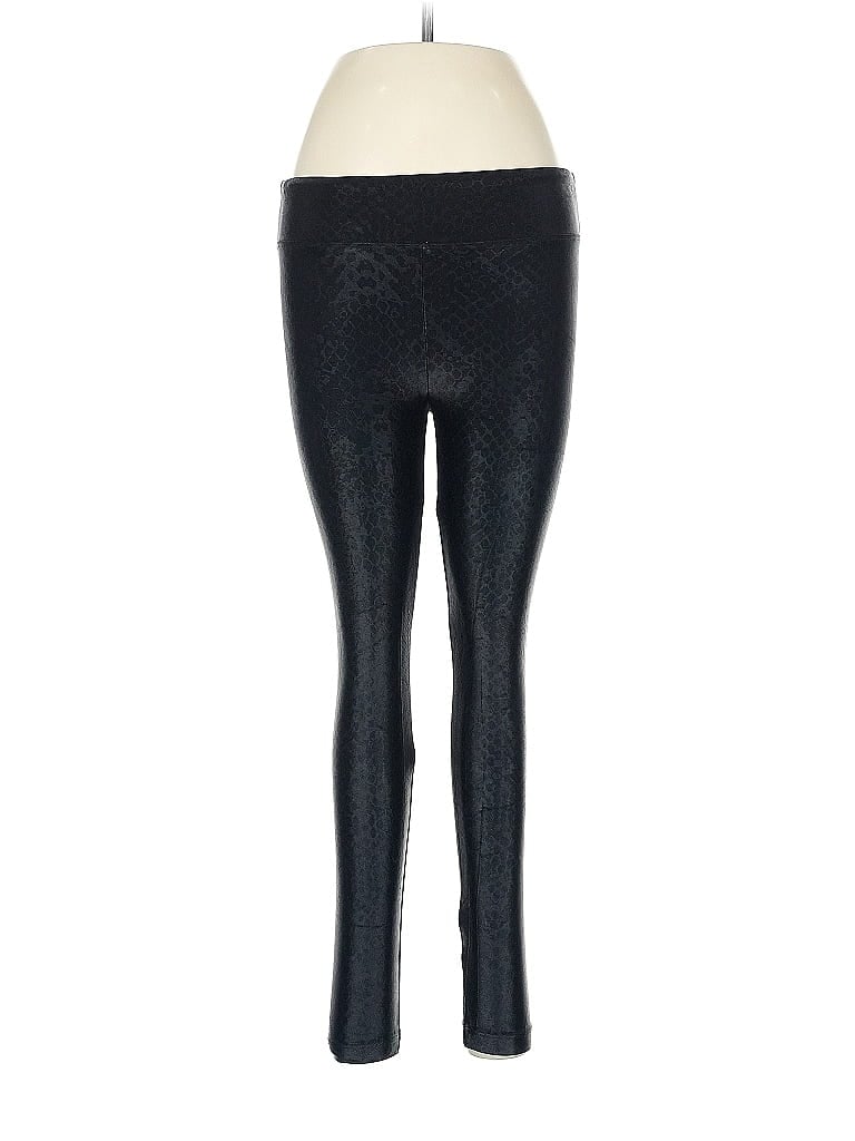 Koral Metallic Black Leggings Size M - photo 1