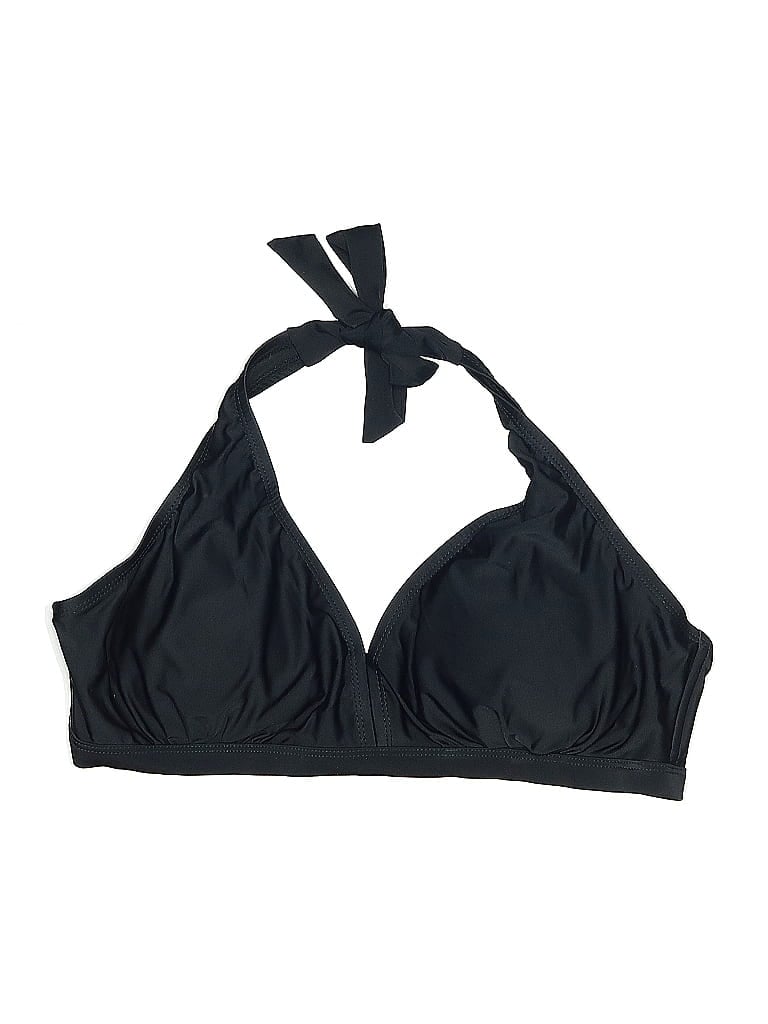 Swimsuits for all Solid Black Swimsuit Top Size 14 - photo 1