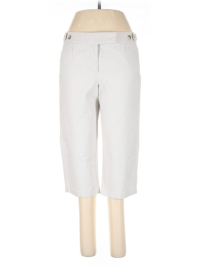 Pre-owned Ann Taylor Casual Pants In White