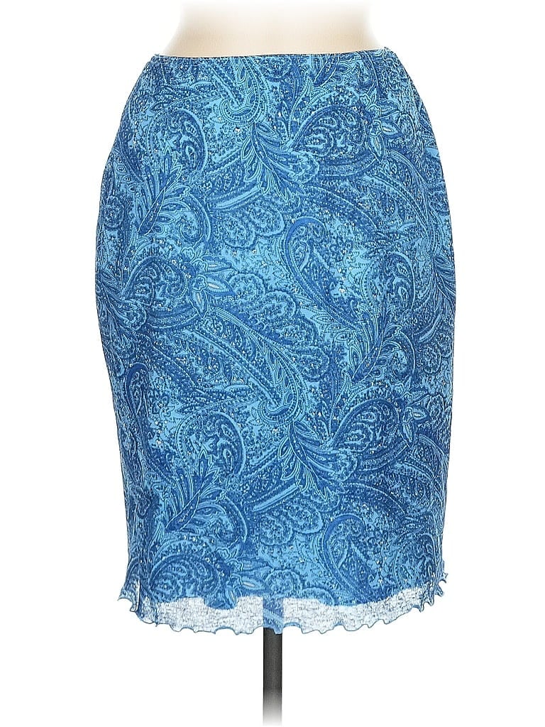 Pre-owned Real Clothes Formal Skirt In Blue