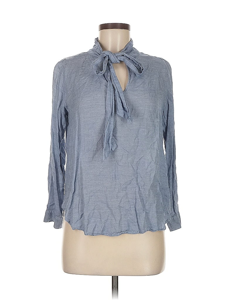 ANN TAYLOR LOFT Pre-owned 3/4 Sleeve Blouse In Blue