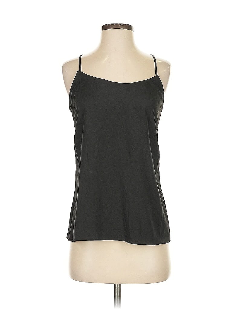 Pre-owned J.crew Factory Store Sleeveless Top Black Halter Neckline Tops