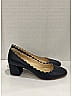 Chloé 100% Leather Black Blue Heels Size EU 37 1/2 - photo 11