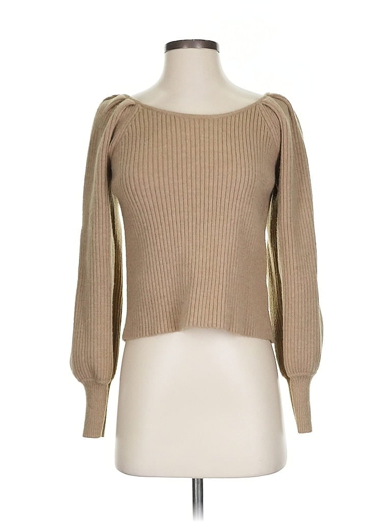OAK + FORT Tan Pullover Sweater Size S - photo 1