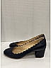 Chloé 100% Leather Black Blue Heels Size EU 37 1/2 - photo 4
