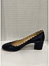Chloé 100% Leather Black Blue Heels Size EU 37 1/2 - photo 8