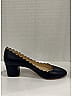 Chloé 100% Leather Black Blue Heels Size EU 37 1/2 - photo 9