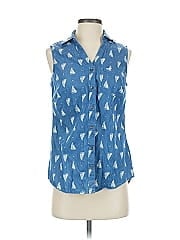 Kim Rogers Sleeveless Button Down Shirt