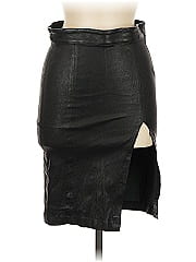 Frame Denim Leather Skirt