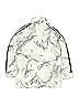 Adidas 100% Polyester Silver White Track Jacket Size 7 (big kids) - photo 2