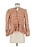 Barbour 100% Cotton Brown Long Sleeve Blouse Size 4 - photo 1