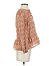 Barbour 100% Cotton Brown Long Sleeve Blouse Size 4 - photo 4