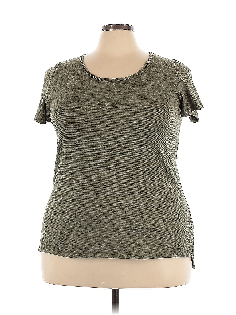 Pre-owned Lularoe Active T-shirt In Green