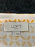 Ann Taylor LOFT Outlet 100% Rayon Stripes Yellow Short Sleeve Blouse Size L - photo 7