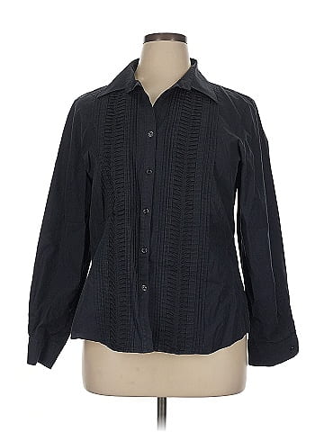 Foxcroft Long Sleeve Button-Down Shirt (view 1)