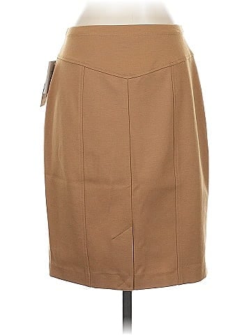 Ellen Tracy Faux Leather Skirt (view 2)