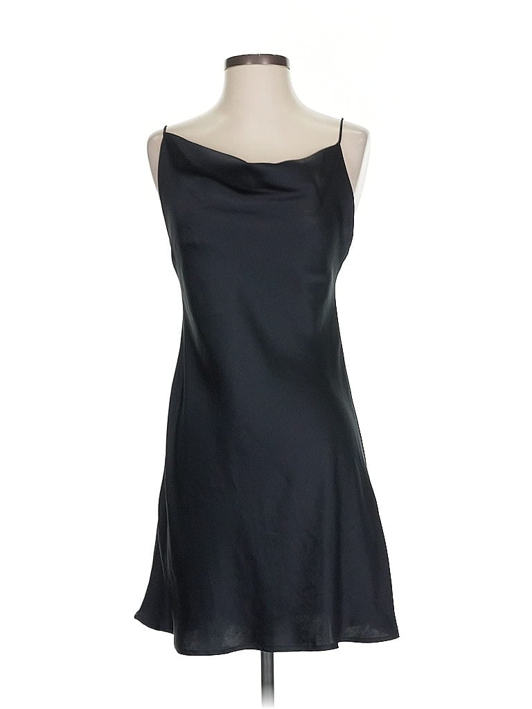 Pre-owned Tru Blu Cocktail Dress In Black