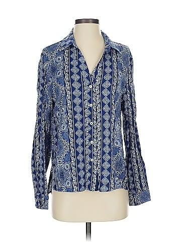 En Creme Long Sleeve Blouse (view 1)