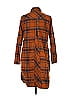 Duluth Trading Co. Plaid Brown Casual Dress Size S - photo 2