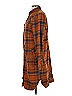Duluth Trading Co. Plaid Brown Casual Dress Size S - photo 5