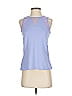 Lucky in Love Blue Sleeveless T-Shirt Size S - photo 1