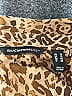 Isaac Mizrahi LIVE! Animal Print Brown Long Sleeve Button-Down Shirt Size 10 - photo 3