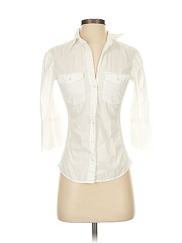 James Perse 3/4 Sleeve Button-Down Shirt (view 1)