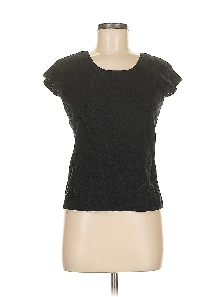 Pre-owned Ann Taylor Factory Cardigan Sweater In Black