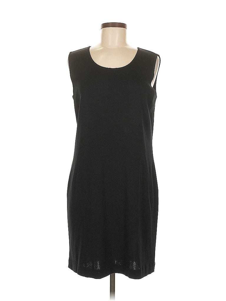 misook Solid Black Casual Dress Size M - photo 1