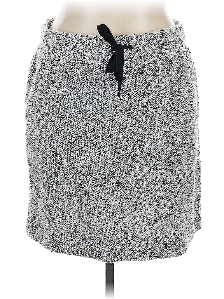 Lou & Grey for LOFT Tweed Gray Casual Skirt Size XL - photo 1