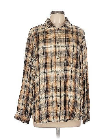 Angie Long Sleeve Button-Down Shirt (view 1)