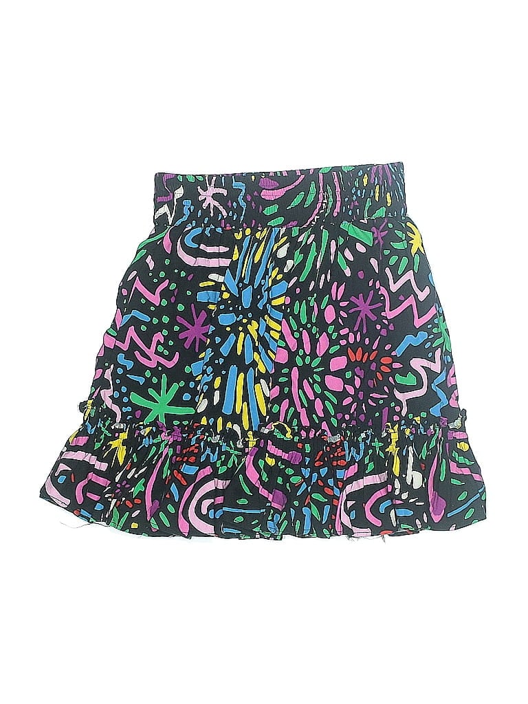 Stella McCartney 100% Viscose Rayon Print Green Pink Active Skirt Size 8 (big kids) - photo 1