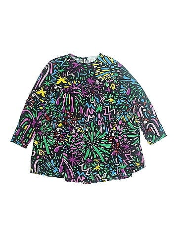 Stella McCartney Fireworks-Print Long-Sleeve Dress (view 1)