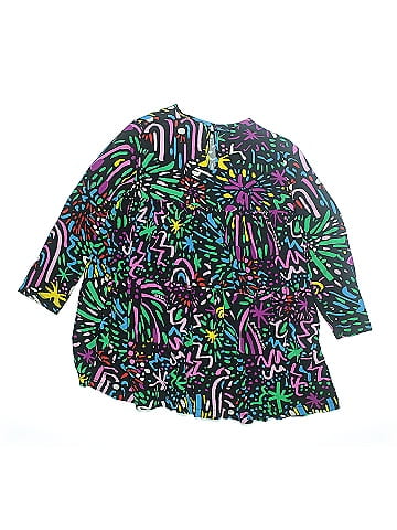 Stella McCartney Fireworks-Print Long-Sleeve Dress (view 2)