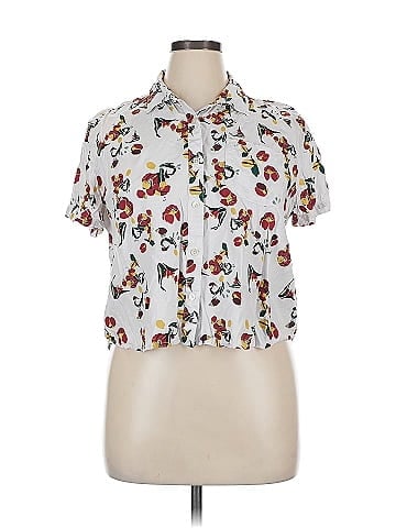 Bridge & Burn Short Sleeve Blouse (view 1)