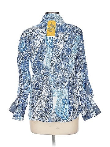 Tommy Hilfiger Blue Paisley Long Sleeve Shirt (view 2)