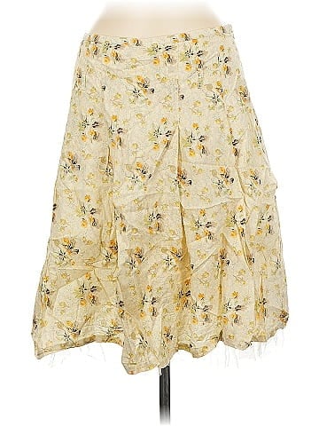 Sinequanone Ivory Floral Pleated Skirt (view 1)
