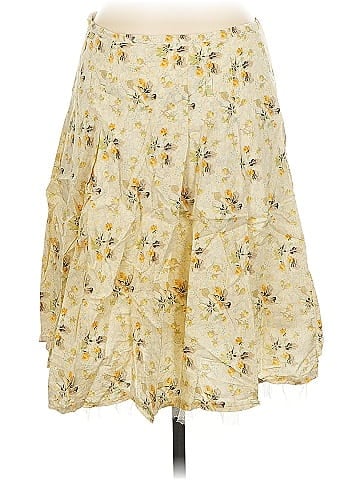 Sinequanone Ivory Floral Pleated Skirt (view 2)