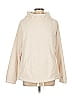 Gap Body 100% Polyester Solid Ivory Turtleneck Sweater Size L - photo 1