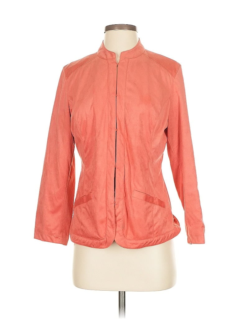 Chico's 100% Polyester Orange Jacket Size S - photo 1