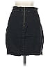 Assorted Brands Solid Black Denim Skirt Size S - photo 2