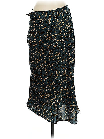 BCBGeneration 100% Polyester Teal Casual Skirt Size 4
