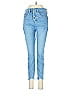 Ann Taylor LOFT Solid Blue Jeans Size 28 waist - photo 1