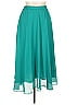 Roaman's 100% Polyester Solid Teal Formal Skirt Size 16W Plus - photo 1