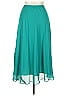 Roaman's 100% Polyester Solid Teal Formal Skirt Size 16W Plus - photo 2