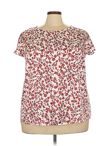 Tahari by ASL Short Sleeve Blouse (view 1)